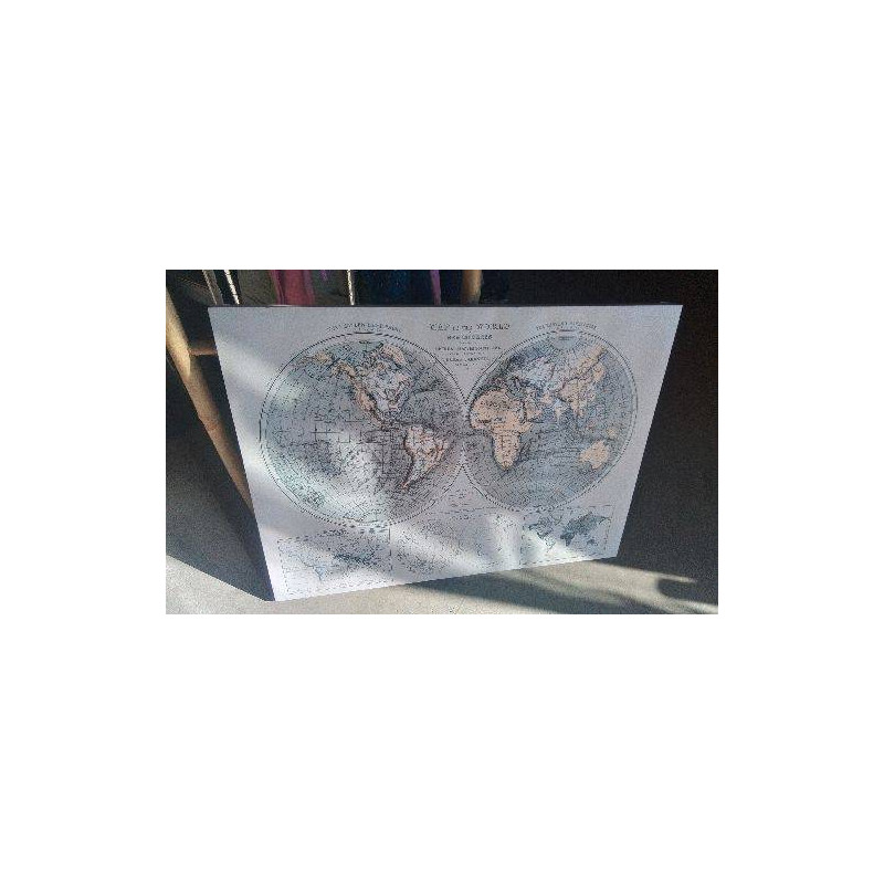 TOILE MAPPEMONDE