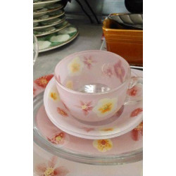 BOL X2 + MUG FLEURS ROSES