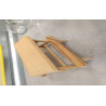 MINIATURE TABLE DE FERME + 2 BANCS 