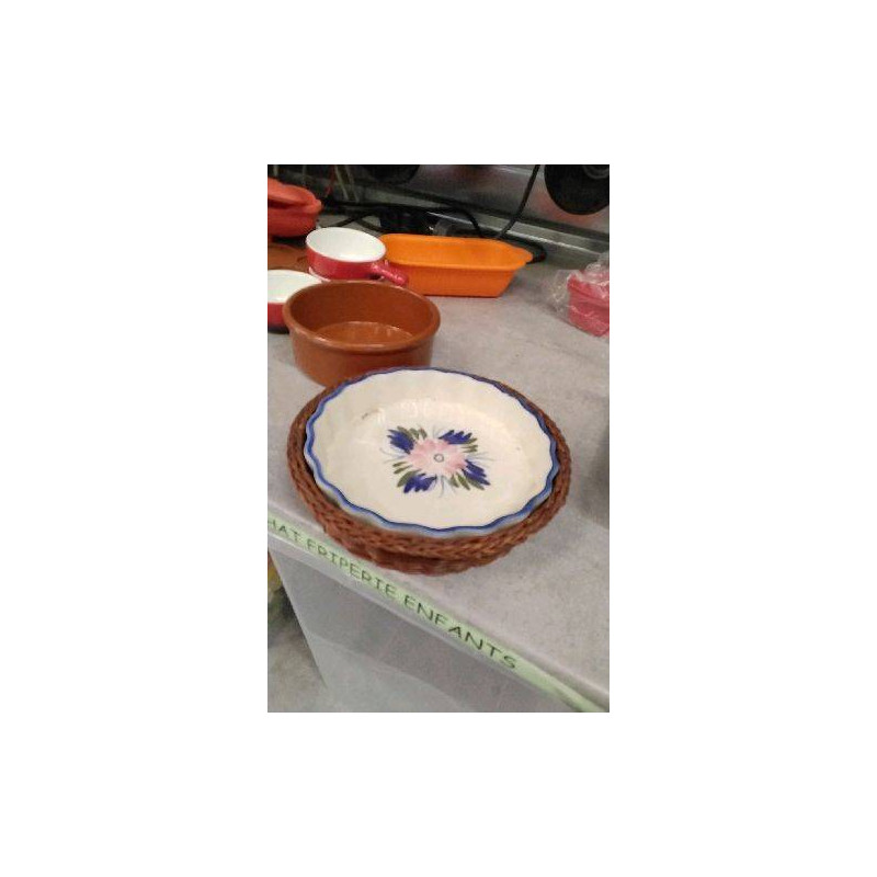 PLAT TARTE PM DANS OSIER 