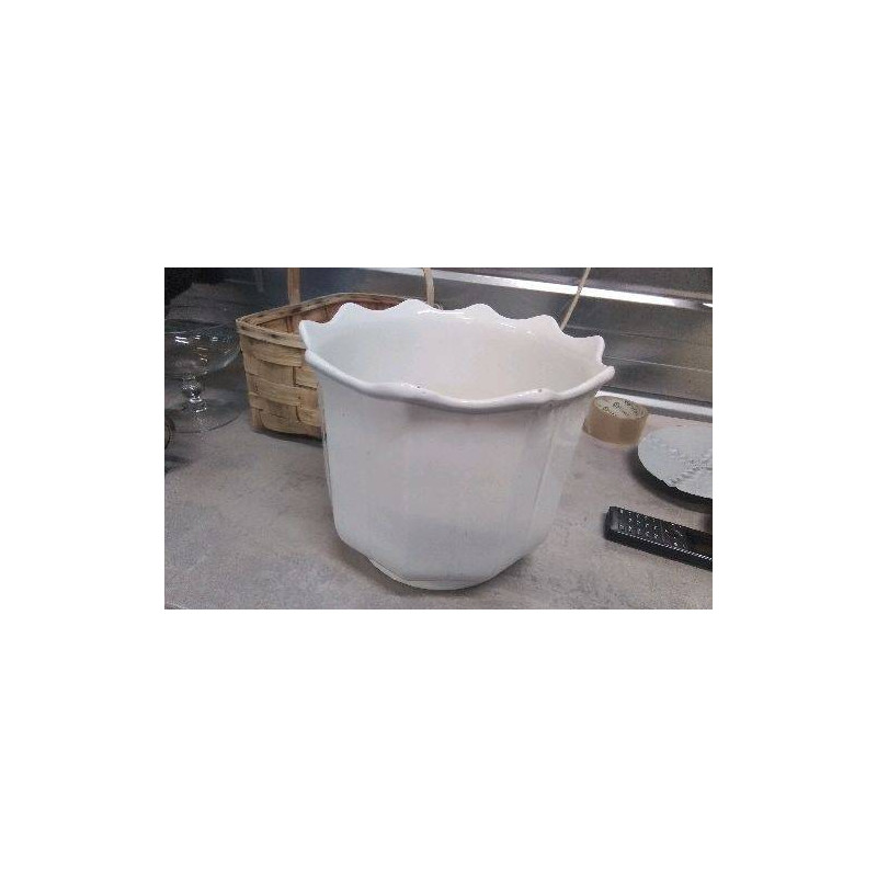 CACHE POT BLANC 