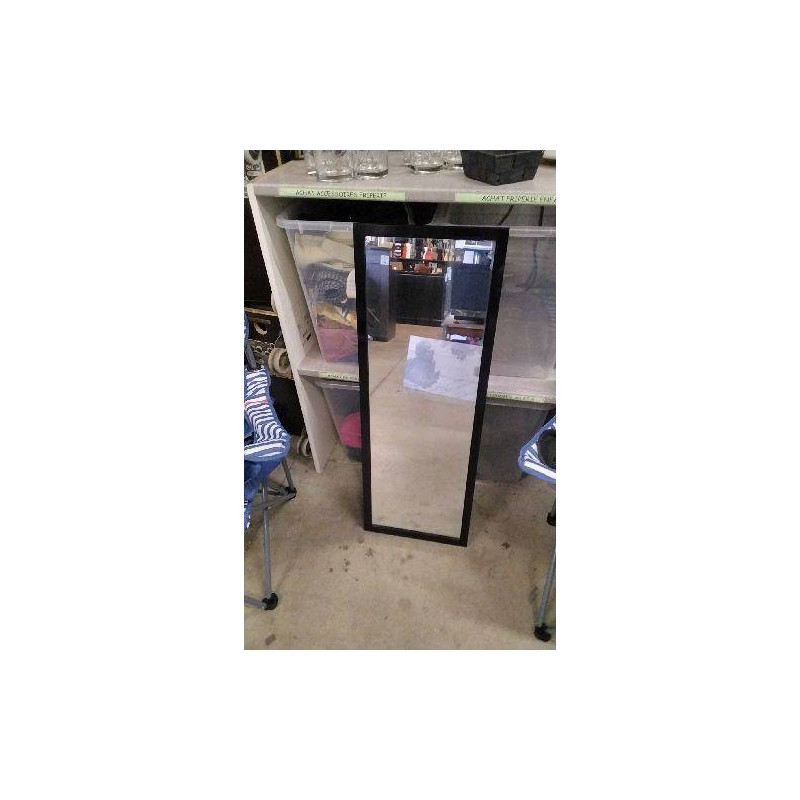 MIROIR RECT NOIR 