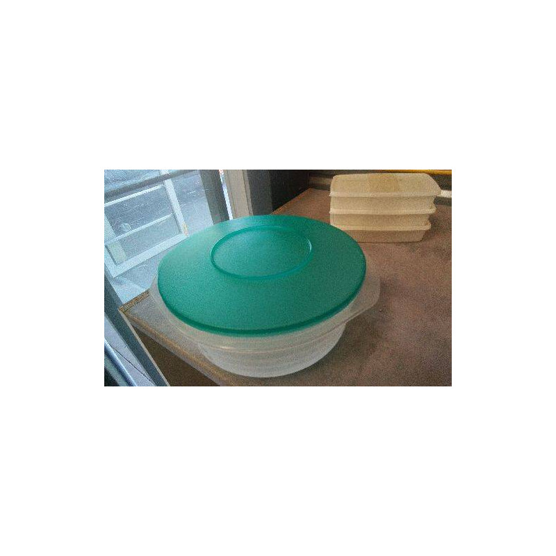 BOITE PLASTIQUE / COUVERCLE VERT