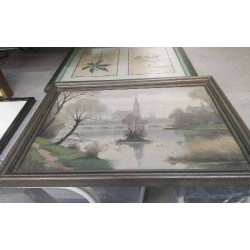 CADRE PEINTURE PONT