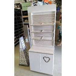 MEUBLE ETAGERE 2 PORTES EN...