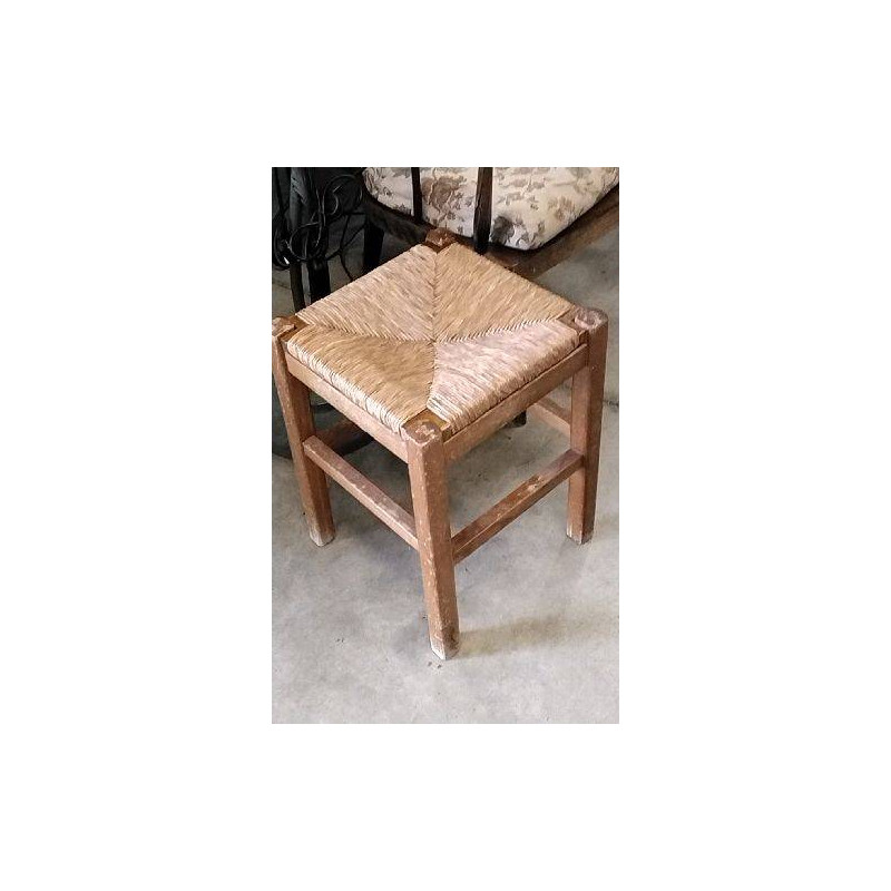 TABOURET PAILLE - EN L’ETAT 