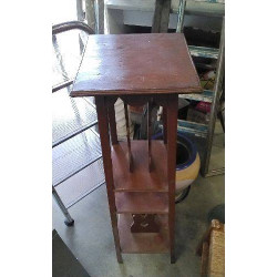 MEUBLE PORTE POT BOIS