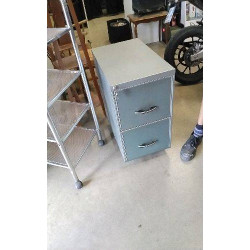 CAISSON 2 TIROIRS METAL-...