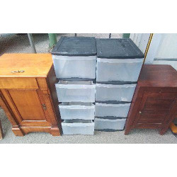 RANGEMENT PLASTIQUE 4 TIROIRS 