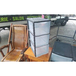 RANGEMENT PLASTIQUE 3 TIROIRS 