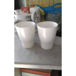 MUGS BLANCS X2