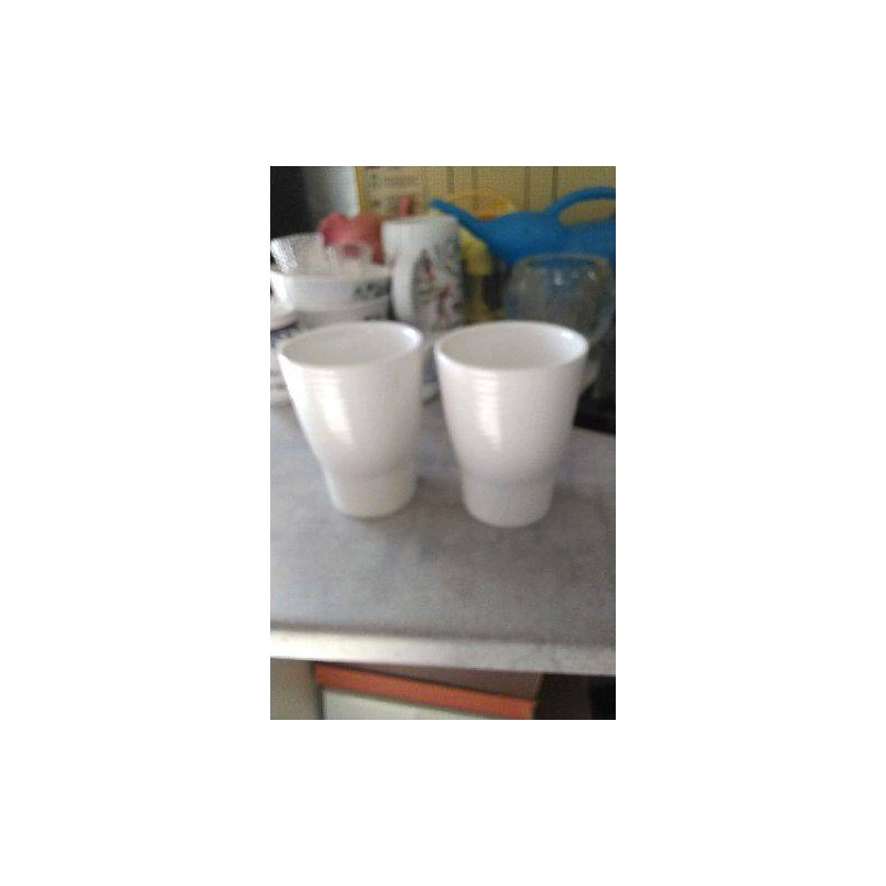 MUGS BLANCS X2