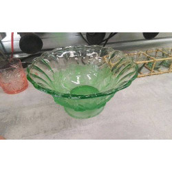 COUPE A FRUITS VERRE VERTE...