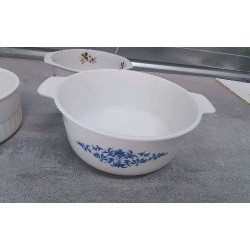 COCOTTE FLEURS BLEUES 