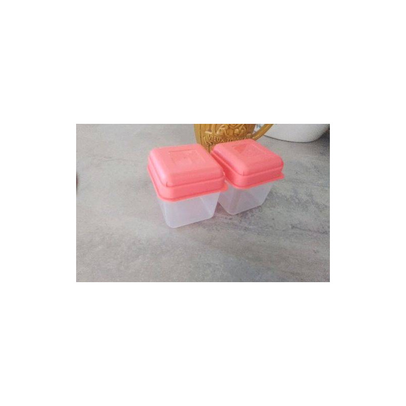 MINI BOITES PLASTIQUE X2 