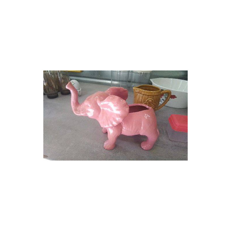 POT ELEPHANT ROSE 