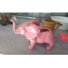 POT ELEPHANT ROSE 