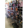 ETAGERE METAL VERRE 175X50