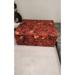 BOITE TISSU ROUGE ORANGE 
