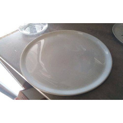 PLAT TOND BLANC 