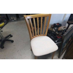 CHAISE BOIS PVC 