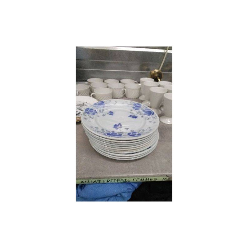 ASSIETTES A DESSERT ORCHIES X11 