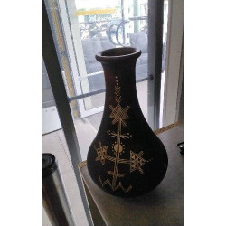 DECO VASE MARRON