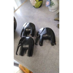 DECO ELEPHANT NOIR PM