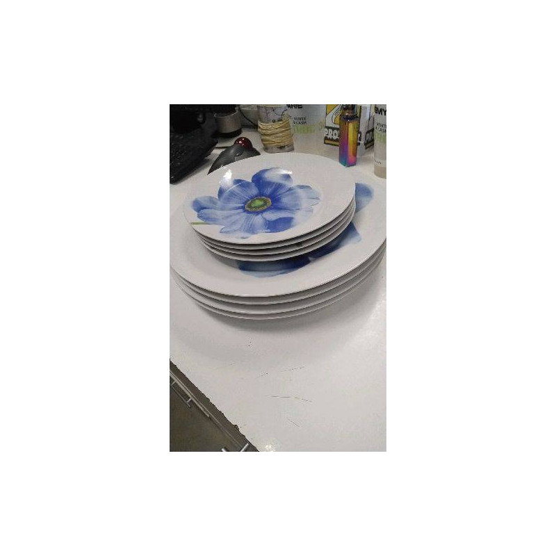 ASSIETTES FLEURS 