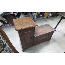 MEUBLE TELEPHONE- COFFRE EN...