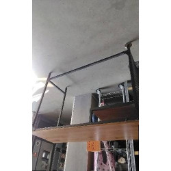 BUREAU STYLE INDUSTRIEL FER...