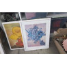 CADRE BOUQUET PM BLEU