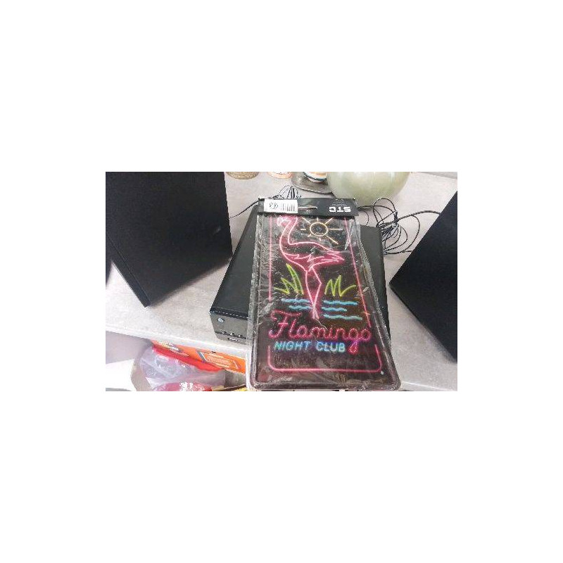 DECO PLAQUE FLAMINGO