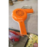 SECHE CHEVEUX ORANGE VINTAGE DECO 