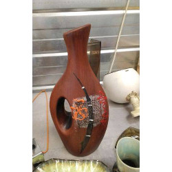 VASE MARRON 