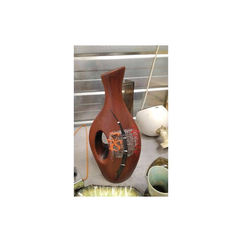 VASE MARRON 
