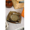 CENDRIER VERRE FUME 