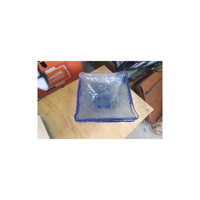 SALADIERS VERRE BLEUS X2