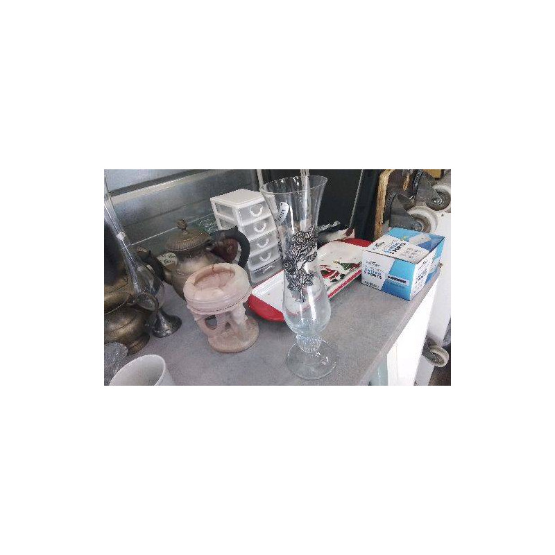 VASE VERRE ETAIN 