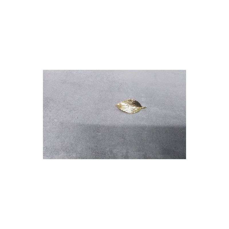 BROCHE FEUILLE DOREE 