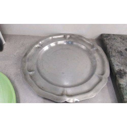 PLAT INOX ROND 