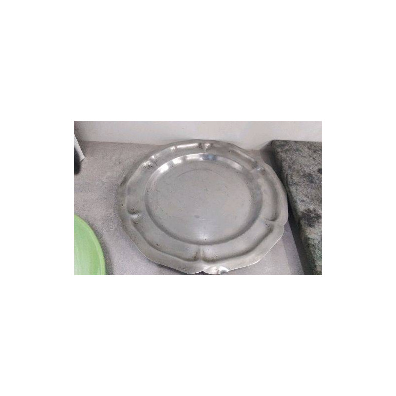 PLAT INOX ROND 