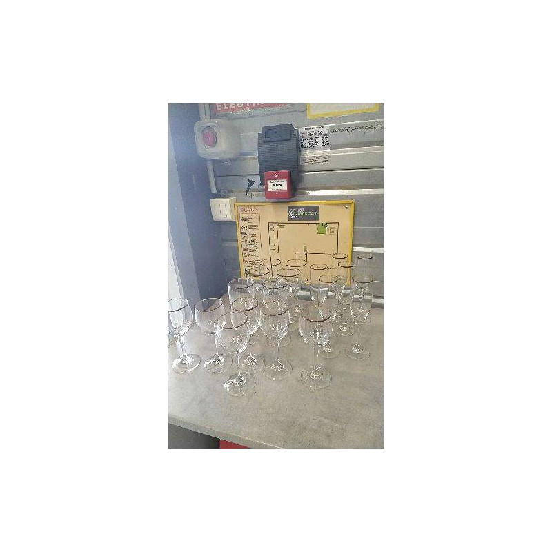 SERVICE VERRE CRISTALLIN - FILET OR