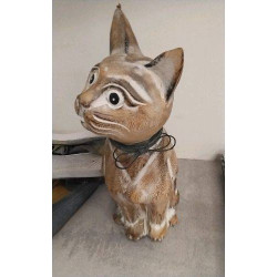 DECO CHAT RESINE- 30CM
