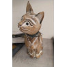 DECO CHAT RESINE- 30CM