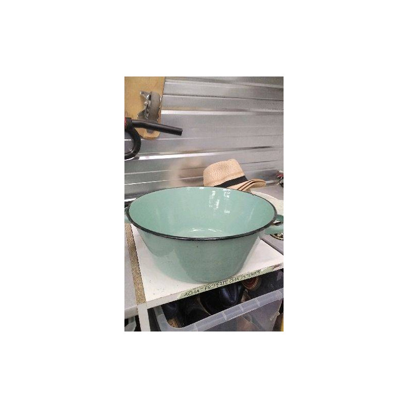 BASSINE EMAILLEE VERTE 