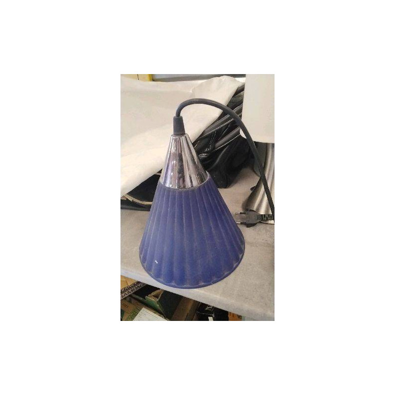 SUSPENSION VERRE BLEU