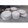 ASSIETTES + PLAT PORCELAINE D’AUTEUIL 