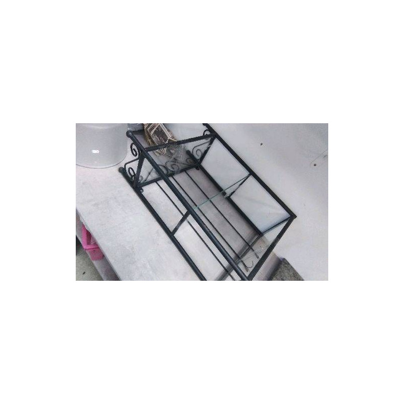 ETAGERE FER VERRE A SUSPENDRE 