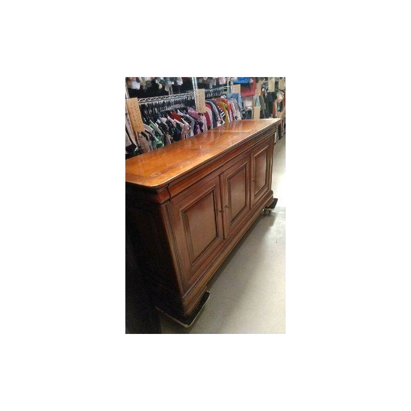ENFILADE STYLE LOUIS PHILIPPE/ 3 PORTES 3 TIROIRS ( 1 SERRURE HS)